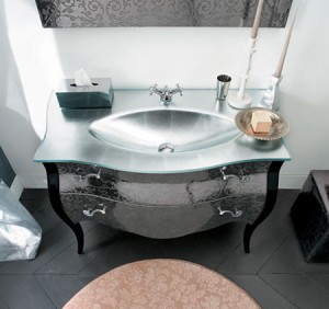 Elegant and luxury bathroom vanity set from Rab Arredobagno