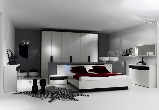 Black and White Bedroom Black and White Bedroom