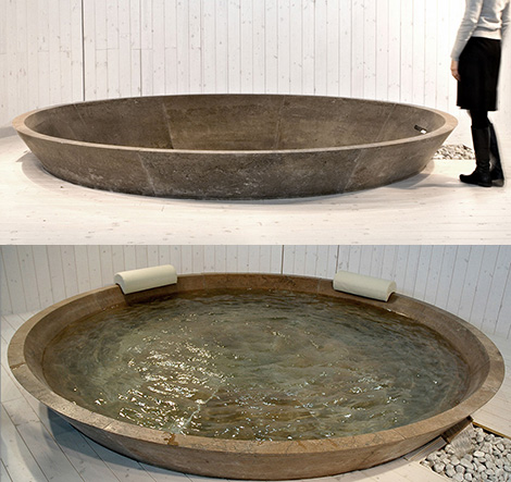 Oversized Bathtubs by Vaselli