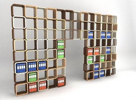 cubic shelves