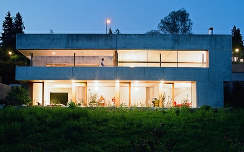 Concrete Prefab House in Switzerland Concrete Prefab House in Switzerland