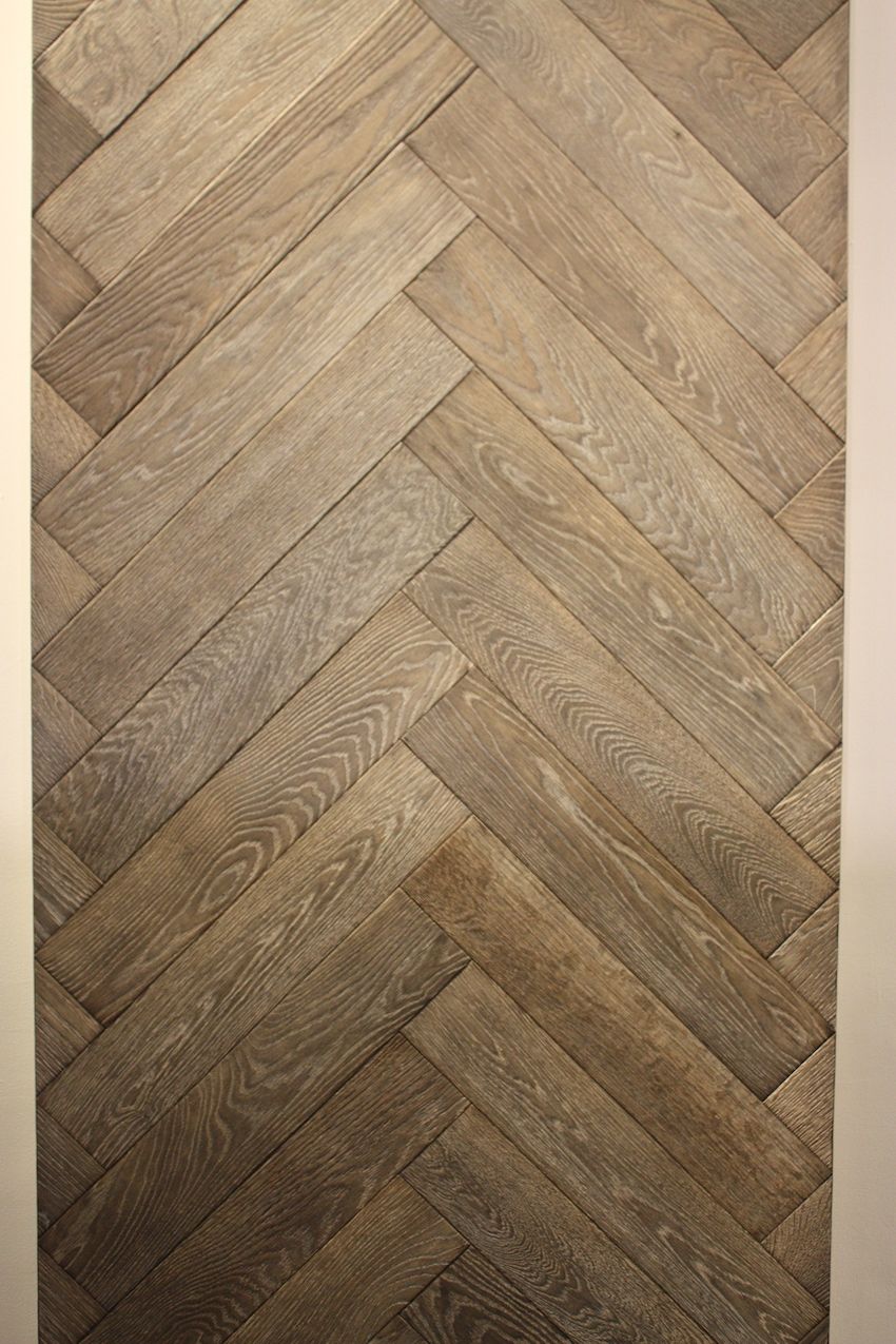 This herringbone design in a lighter wood is one of Northern Plank's best selling floors.