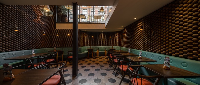 Nando’s Old Street by Moreno Masey Wall Design