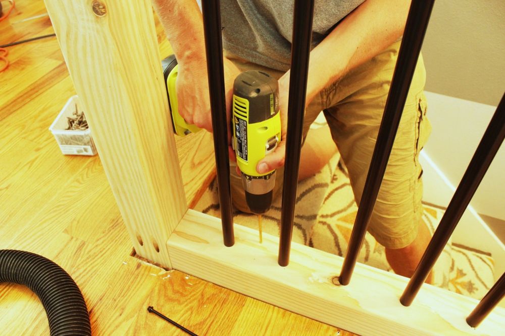 Predrill these holes for the 6” timber screws 