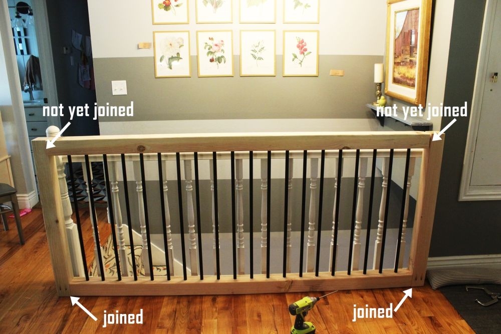 You can position the handrail where it’s going to go