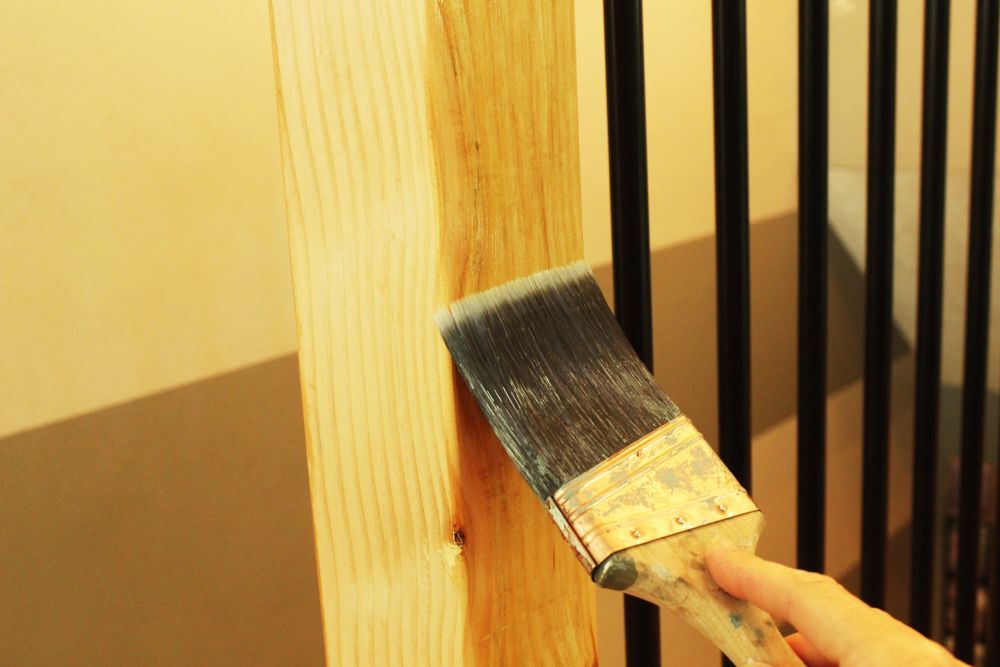 The clear coat brings out the wood’s natural beautiful wood grain