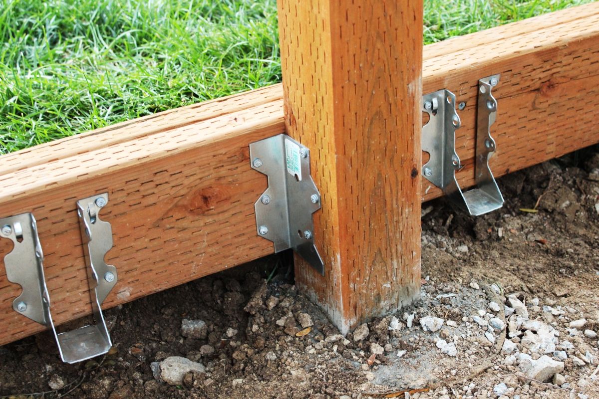How To Install Deck Beams The Best Picture Of Beam