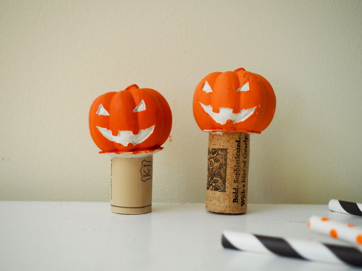 Halloween Jack O’Lantern Wine Stopper