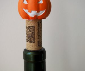 Jack O’Lantern Wine Stopper DIY Project for Halloween