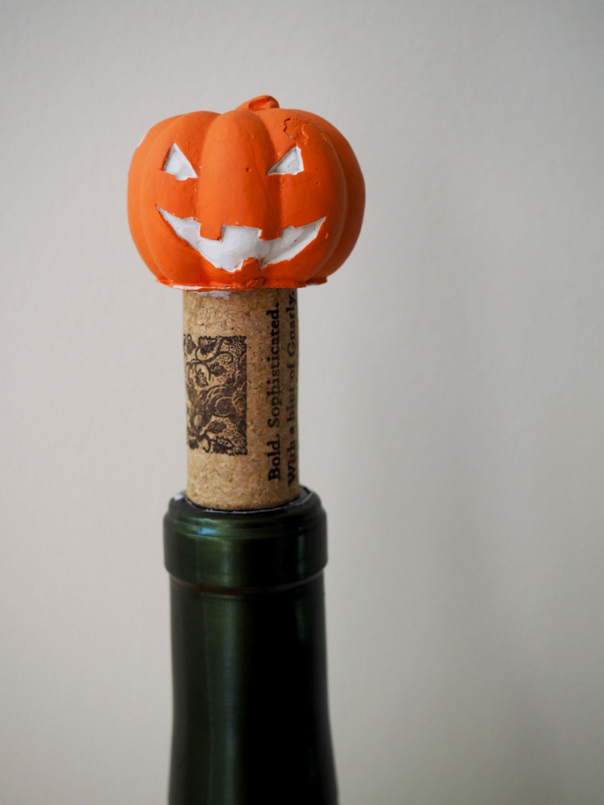 Halloween Jack O’Lantern Wine Stopper