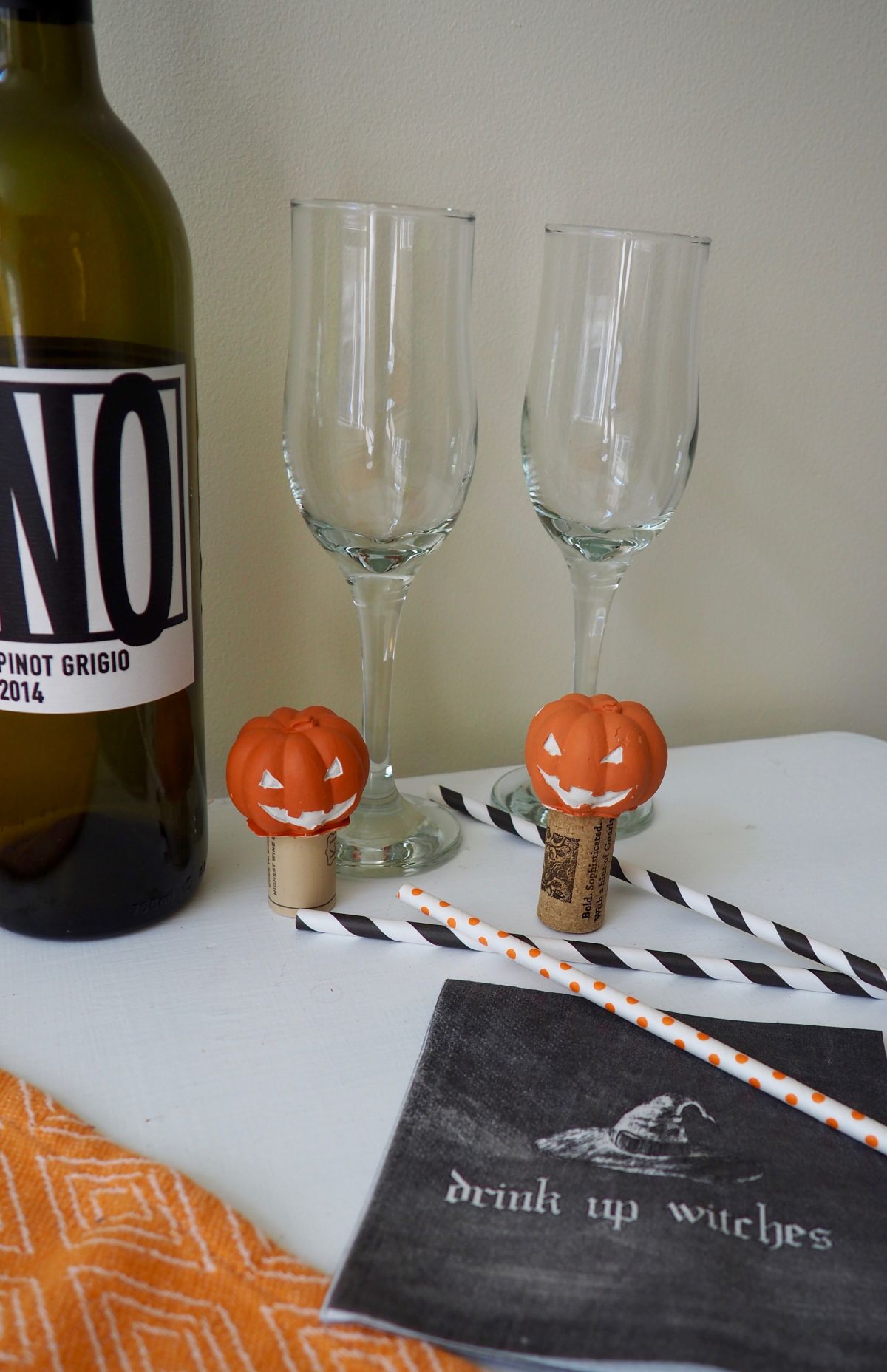 Halloween Jack O’Lantern Wine Stopper