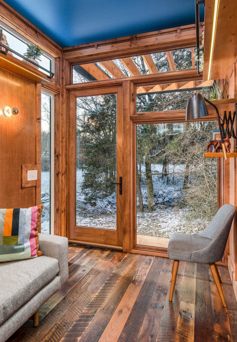 David Latimer of Nashville–based New Frontier Tiny Homes Interior