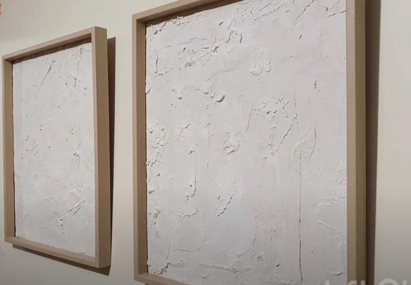 DIY Entryway Makeover Marble Abstract Wall Art