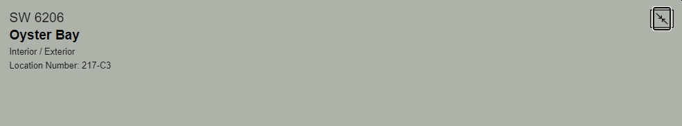 Sherwin Williams Oyster Bay - LRV 44
