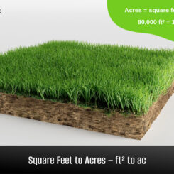 Square Feet to Acres - ft² to ac